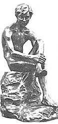 В.И. Мухина. Сидящая модель. 1912 г.